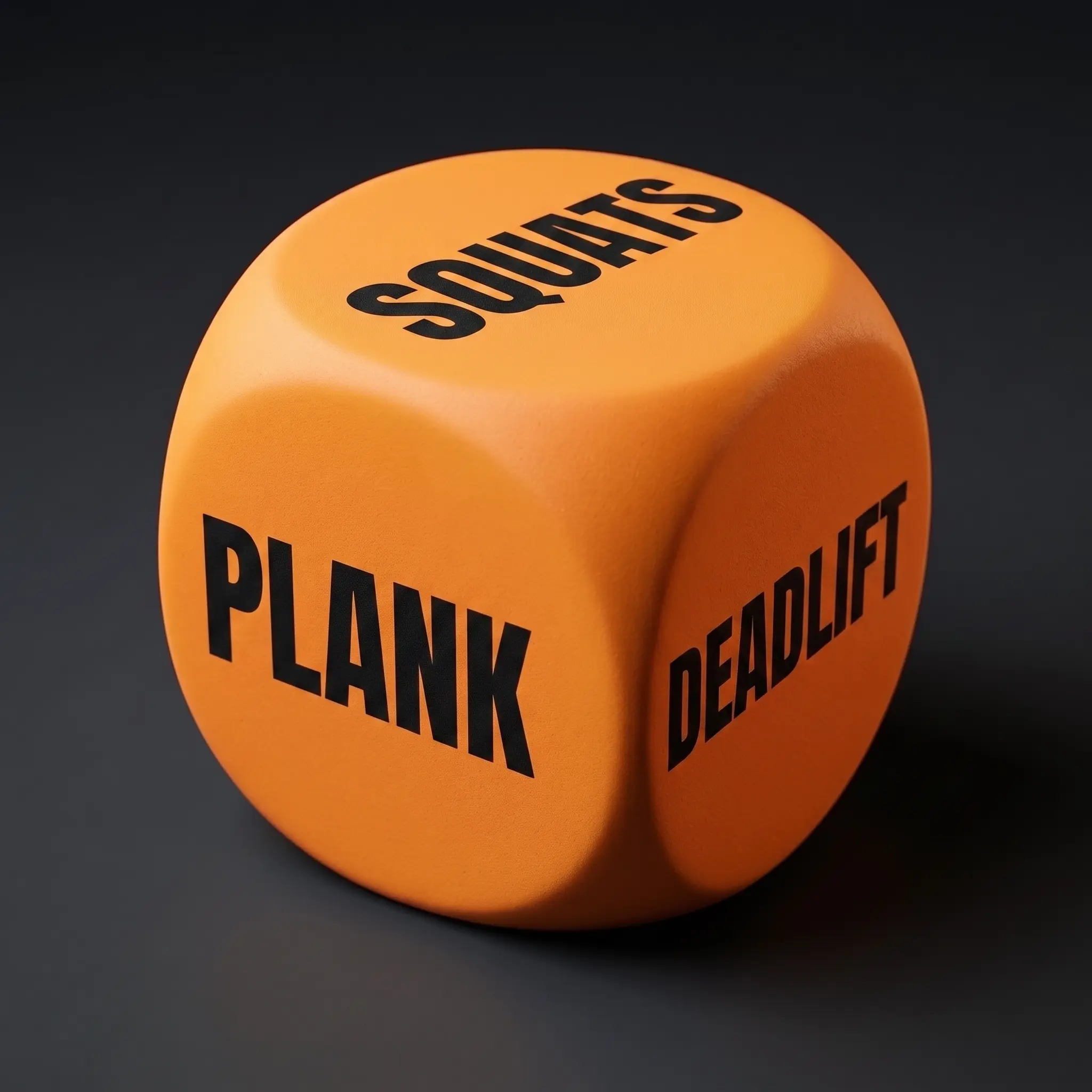 The orange Strength die
