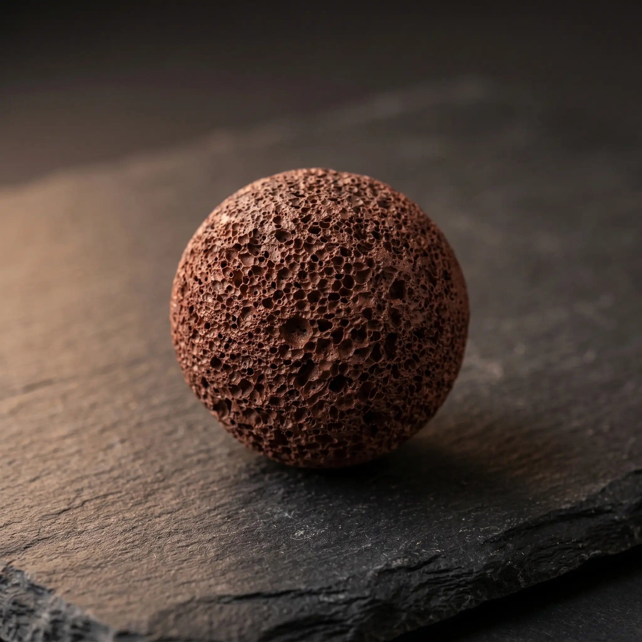 Mars — red volcanic scoria orb up close